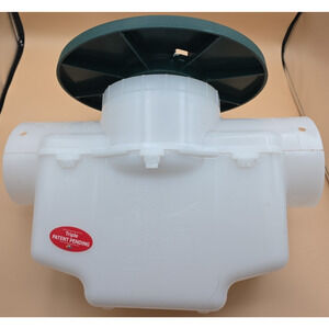 French Drain Man 4 Inch Catch Basin with Turf Restrictor Plate For 3" Corrugated